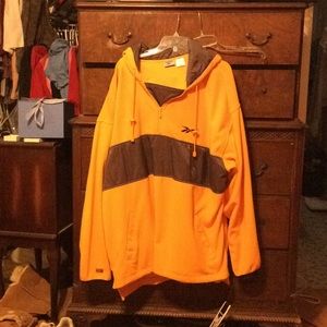 Reebok pullover Jacket with a hood size